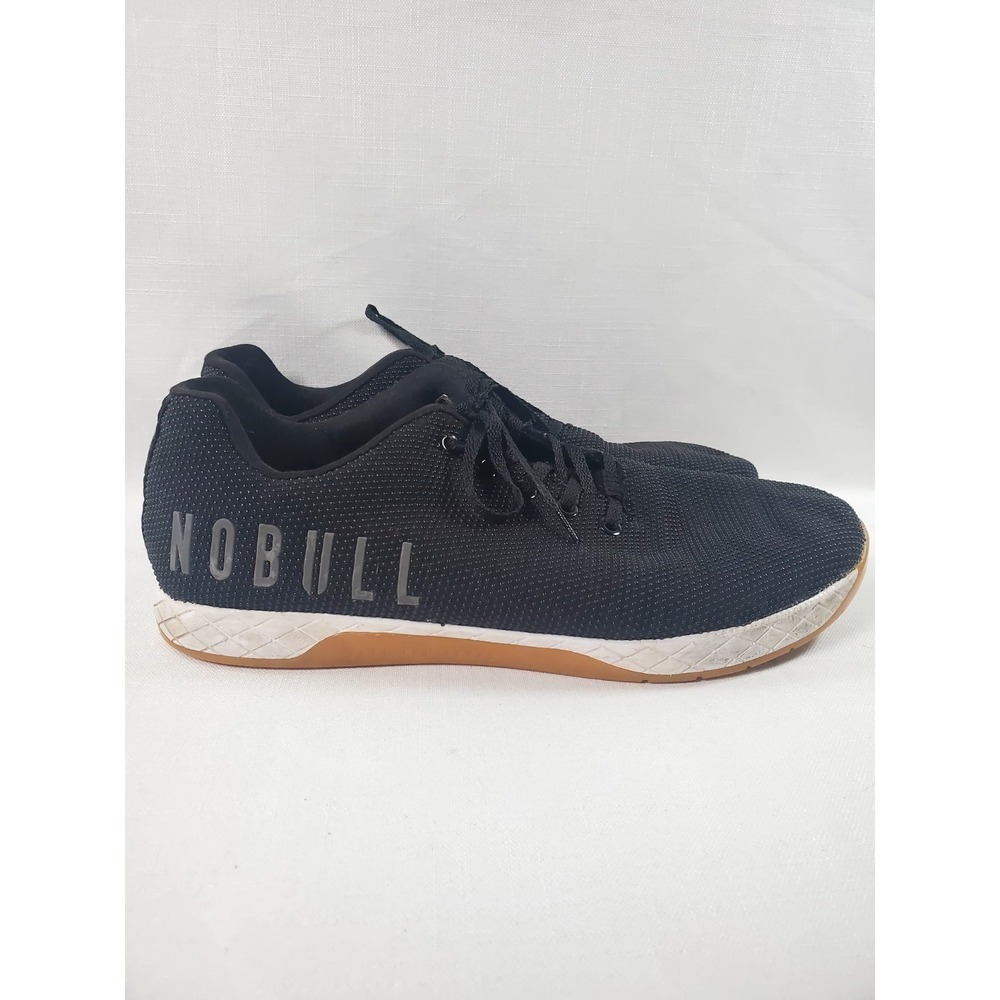 NOBULL Trainer ● Black Gum Sole Men's US 12 CrossFit Training Athletic Sneakers